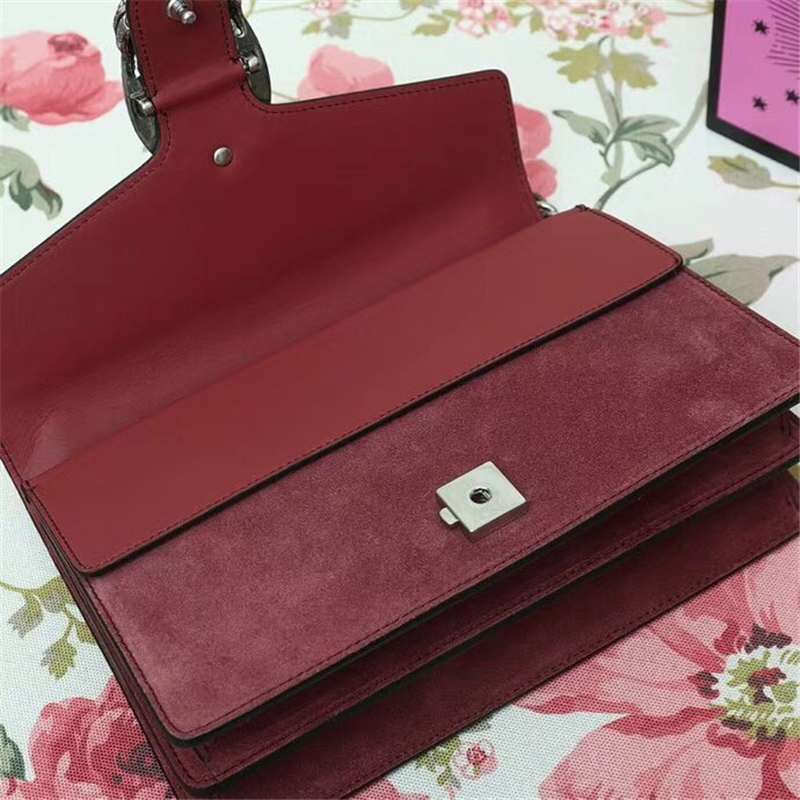 400249 Dionysus系列 Gucci酒神鏈條肩背包 磨砂皮 Gucci女包