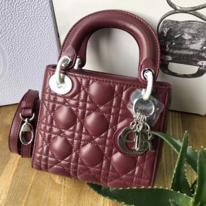 DiorϊW Lady Dior (jng)ϊW Mini ƼtƤ Dior朗l y