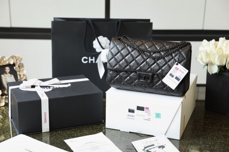 A37587 ΃Chanel2.55(jng)(f)СţƤcɫ ̖(ho)ɫ