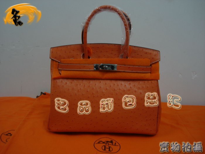 Hermes Birkin 鉑金包 Hermes 手提包 Hermes最新款 Hermes 30 Birkin Hermes鴕鳥紋
