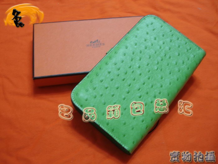 Hermes 錢包 女包 Hermes零錢包 Hermes 鴕鳥紋 Hermes 包包