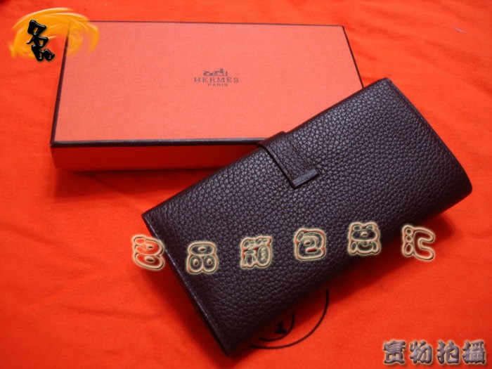 愛馬仕錢包 Hermes女包 愛馬仕中長款錢包 Hermes荔枝紋 Hermes包包