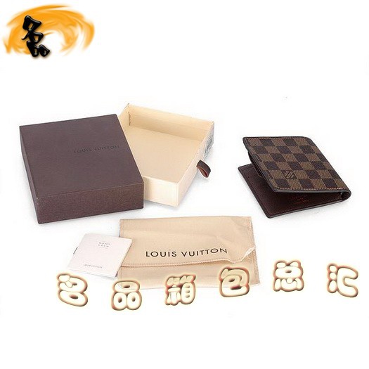 N61665 LV錢包 LV經典棋盤格男包 LV短款錢包 LV零錢包 LV男包