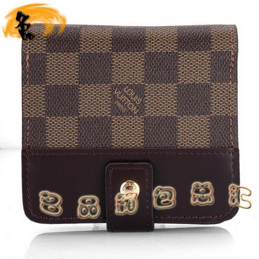 N61668 LV經典棋盤格 LV男士短款錢夾 LV錢包 LV格仔系列男士錢包