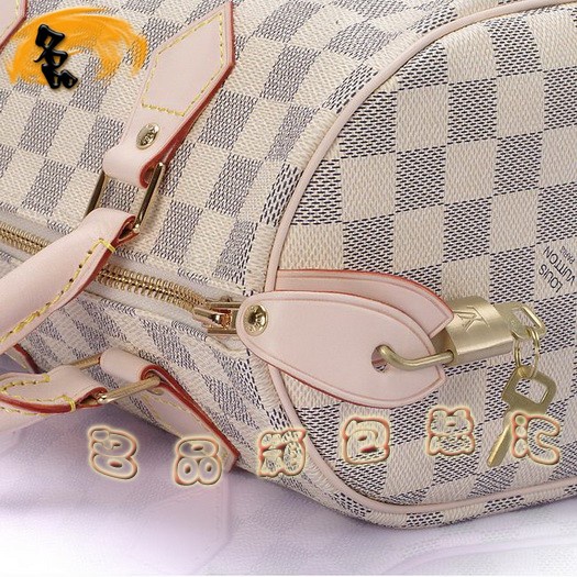 N41534 LV手提包 LV經(jīng)典款 LV白色棋盤格 LV女包