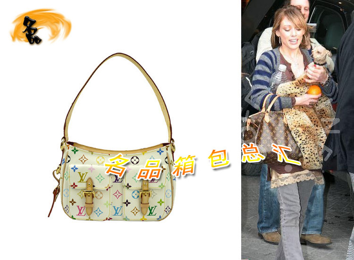 M40053 LV女包 LV白彩包 LV三三彩 LV單肩包 LV新款包