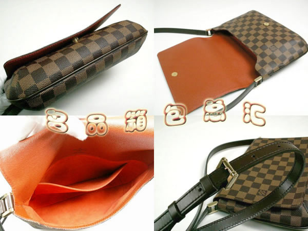 N51301 LV單肩包 LV棋盤(pán)格包 LV男包 LV斜挎包LV格仔包