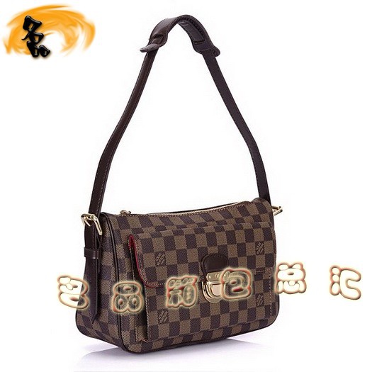 N60006 LV單肩包 LV經(jīng)典款 LV棋盤格包包 LV女包 LV手提包