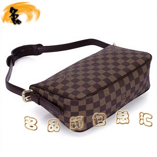 N60006 LV單肩包 LV經(jīng)典款 LV棋盤格包包 LV女包 LV手提包