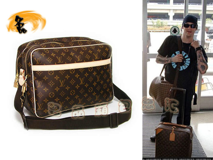 M45252 LV單肩包 LV老花包 LV男包 LV記者包LV斜挎包 正品品質