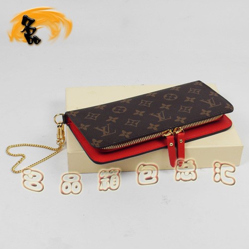 M66567 Louis Vuitton LV長(zhǎng)款錢(qián)包 LV老花 LV女包 LV錢(qián)包 紅里