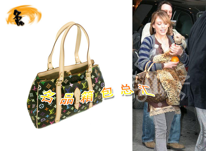 M40095 LV黑七彩系列 LV女包 LV單肩包 LV手提包 LV最新款
