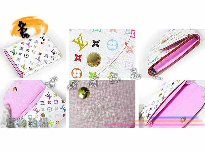 M66560 LV零錢包 LV村上隆設計 LV33彩 錢包 LV三三彩 LV女包