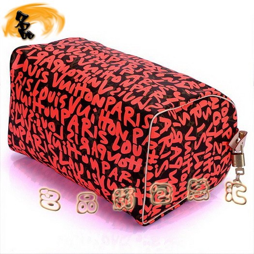 M93705 LV最新款 LV女包 LV手提包 LV涂鴉系列 LV旅行包 橙色