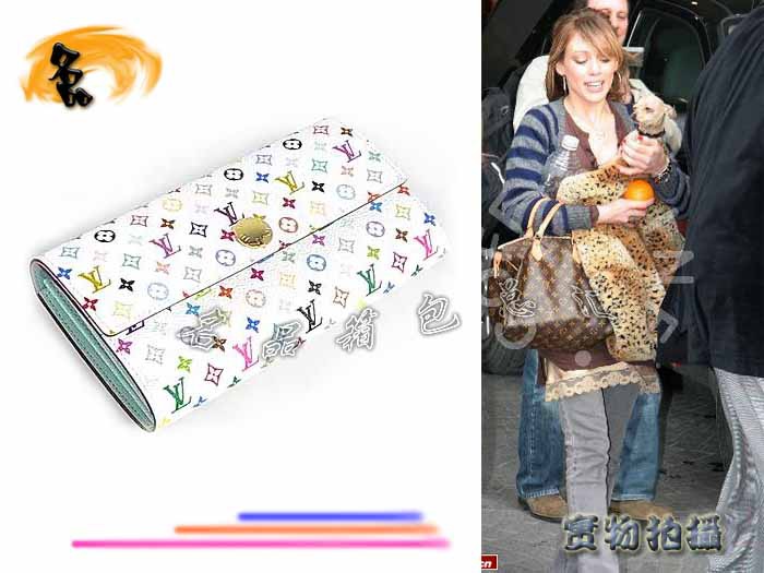 M93746 LV新款時尚女包 LV錢包 LV村上隆設(shè)計 LV33彩 LV白彩 LV三三彩