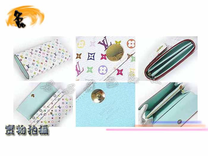 M93746 LV新款時尚女包 LV錢包 LV村上隆設(shè)計 LV33彩 LV白彩 LV三三彩