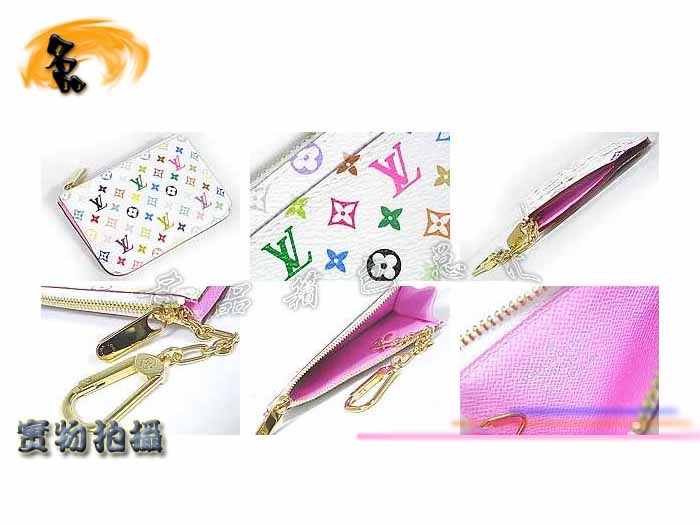 M93734 LV零錢包 LV經典33彩 LV村上隆設計 LV三三彩錢包 LV白彩
