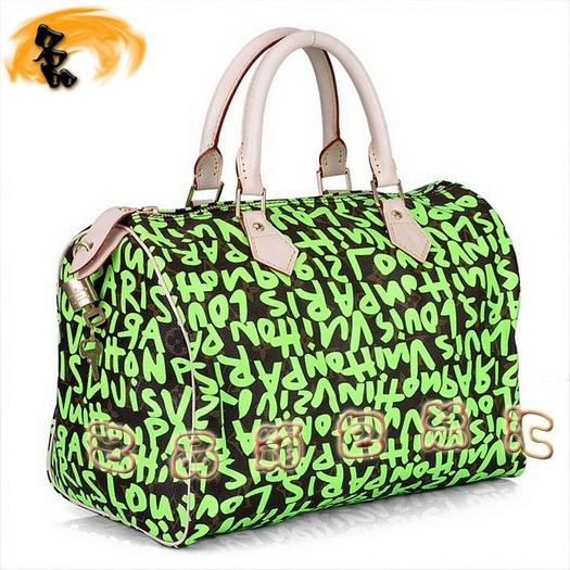 M93706 LV時尚新款 LV枕頭包 LV涂鴉系列 女士 手提包 LV女包