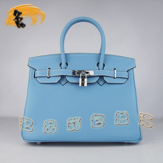 6088 Hermes最新款 Hermes荔枝紋 Hermes Birkin 鉑金包 女士手提包 30Birkin