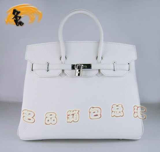 6089 Hermes 最新款 35 Birkin Hermes 白色6088 Birkin系列 鉑金包 手提包