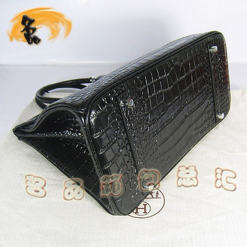 6089 Hermes歐美明星大愛 鱷魚紋 女包 手提包 Hermes Birkin 鉑金包 35 Birkin