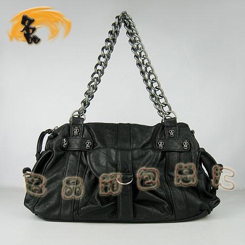 20116 THOMAS WYLDE托馬斯 經典骷髏頭裝飾 羊皮包 女士手提包 單肩包