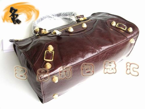 084324B 新款超A牛皮時尚手提包 BALENCIAGA經典款女包 巴黎世家機車包