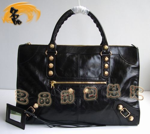 084334B 明星最愛款 BALENCIAGA巴黎世家 經典款機車包 時尚女包 手提包