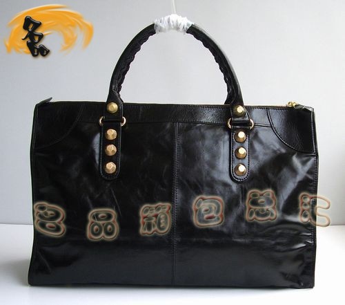 084334B 明星最愛款 BALENCIAGA巴黎世家 經典款機車包 時尚女包 手提包