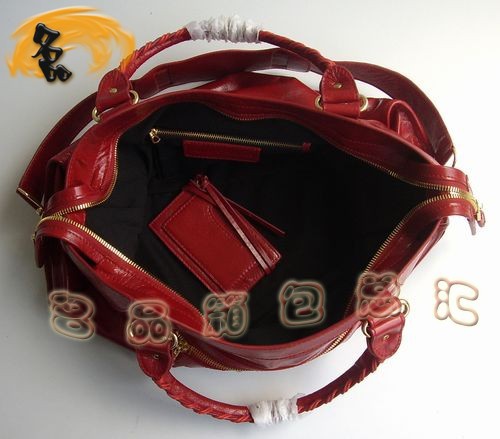 084338B 熱賣新款女士斜挎包 BALENCIAGA機車包 巴黎世家時尚手提包