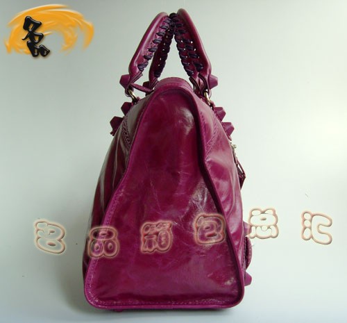 084824 超A時尚新款休閑女包 BLENCIAGA明星最愛款女士手提包 巴黎世家機車包