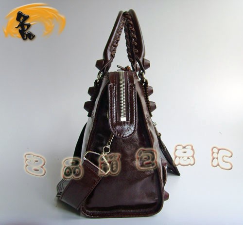 084832 專柜品質 BLENCIAGA時尚女士手提包 巴黎世家斜挎包 經典機車包