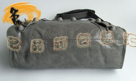 084832 新款深灰色牛皮時(shí)尚女士手提包 BLENCIAGA斜挎包 巴黎世家機(jī)車包 女包