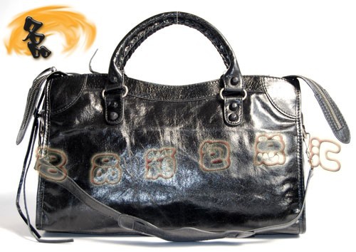 L084332 BLENCIAGA新款機車包 流蘇 BLENCIAGA時尚女士斜挎包 手提包