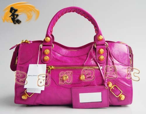 084328B 超A品質(zhì)時尚女包 BLENCIAGA/巴黎世家新款牛皮女士手提包 機車包