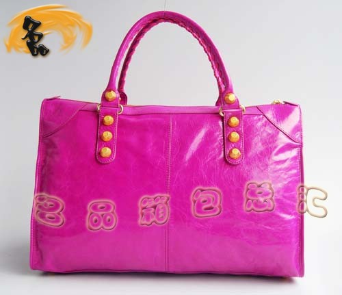 084334B 專柜品質 巴黎世家時尚牛皮女士手提包 新款女包 BLENCIAGA 機車包