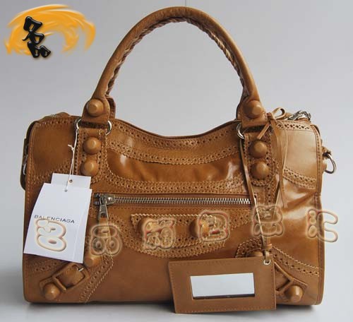 084832 超A品質 BALENCIAGA新款斜挎包 時尚牛皮女士手提包 巴黎世家機車包