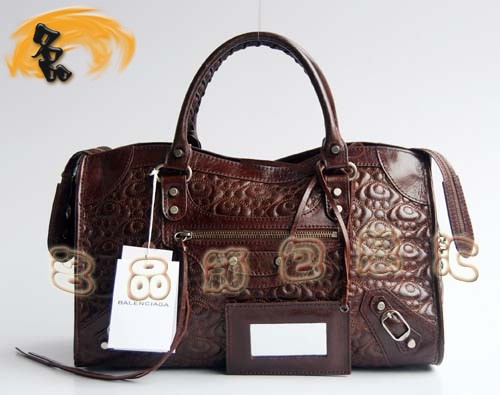 084932 巴黎世家超A時(shí)尚牛皮女士手提包 BALENCIAGA機(jī)車包 新款休閑斜挎包