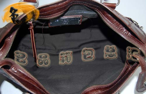 084932 巴黎世家超A時(shí)尚牛皮女士手提包 BALENCIAGA機(jī)車包 新款休閑斜挎包