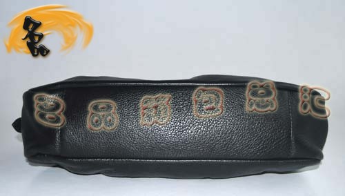 5645 Prada最新款褶皺牛皮女包 Prada斜挎包 Prada時尚休閑女包 黑色