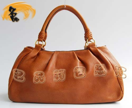 7995 Prada新款高檔牛皮OL職業風格女包 Prada手提包 新款上市 淺啡色