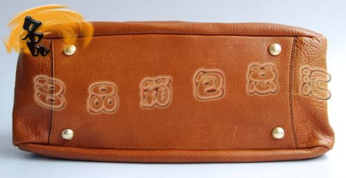 7995 Prada新款高檔牛皮OL職業風格女包 Prada手提包 新款上市 淺啡色