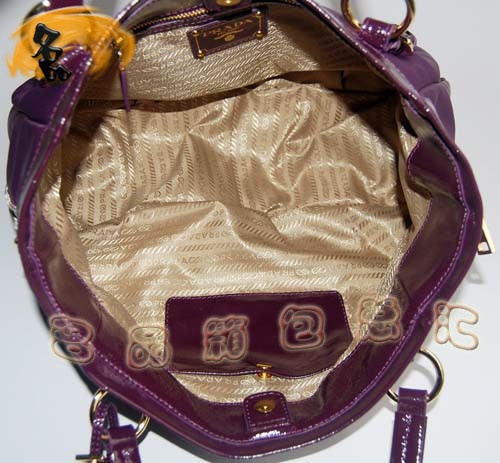 138501 Prada經(jīng)典防雨布女包 普拉達帆布包 Prada單肩包 紫色