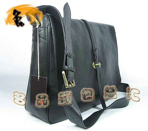 7813 一比一品質(zhì) 瑪百莉 最新款時(shí)尚休閑男士斜挎包 Mulberry男包 黑色