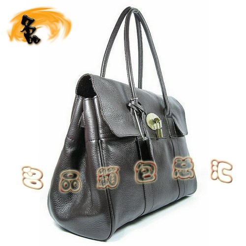 7803 瑪百莉最新廣告款 時尚女士手提包 Mulberry單肩包 Mulberry女包 深啡色