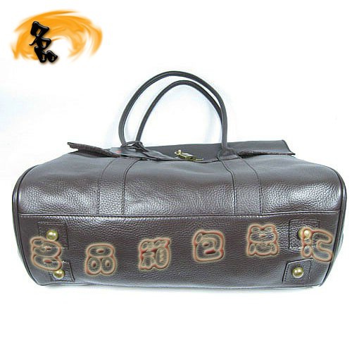 7803 瑪百莉最新廣告款 時尚女士手提包 Mulberry單肩包 Mulberry女包 深啡色