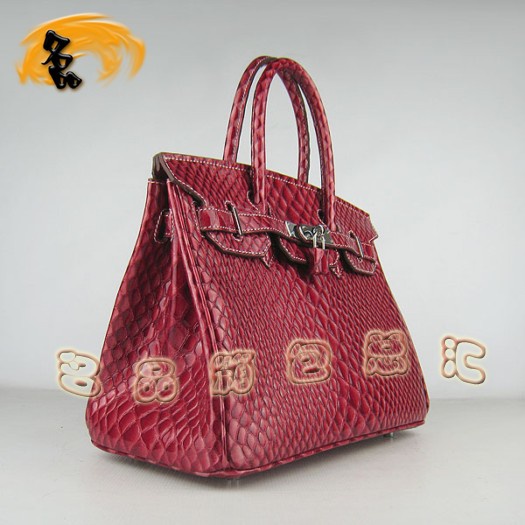 6088 1:1品質 Hermes最新款 魚紋手提包 Hermes Birkin 鉑金包 Hermes女包