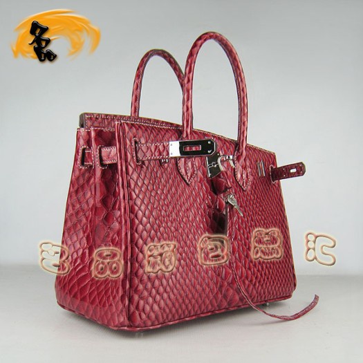 6088 1:1品質 Hermes最新款 魚紋手提包 Hermes Birkin 鉑金包 Hermes女包
