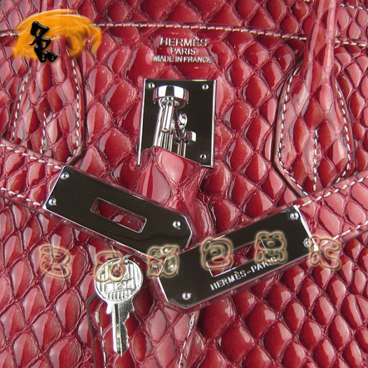 6088 1:1品質 Hermes最新款 魚紋手提包 Hermes Birkin 鉑金包 Hermes女包