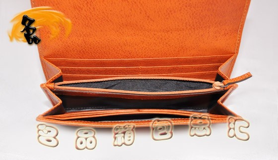 233028 古奇新款女士長(zhǎng)款錢(qián)包 GUCCI 雙G花布錢(qián)包 GUCCI帆布包 杏配橙色